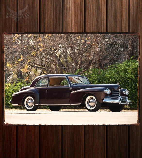 Металлическая табличка Lincoln Continental Coupe 381 Металлическая табличка Lincoln Continental Coupe 381